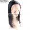 Top Grade Brazilian Virgin Hair 360 Frontal Bleached Knots 360 Lace Frontal With Lace Band