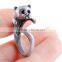 Cat Animal Wrap Rings for Men & Women and Girls Boys Unique Rings Fine Jewelry Resizable