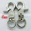 factory wholesale 1000pcs Hot Sale High Quality Zinc Alloy Carabiner Swivel Clasps For Key Ring buckle / 45CM