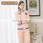 Factory Price Qianxiu Autumn Baseball Jersey Open Front Knit Cotton Night Suit for Man