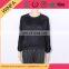 2016 New arrival Any Size Fashion Black women's coat
