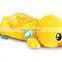 2016 Promotion Custom Cute Animal Shaped Pencil Case With Zip Fashion Cartoon Yellow Duck Plush Pencil Bag