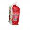 2017 Flat bottom and side gusset nutrition food rice packaging pouch without zipper