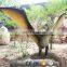 Amusement Park Robotic Playground dinosaur at the Zoo of Pterosaur