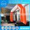 Customized round legs advertising Inflatable Arch with detachable printing