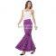 Belle Poque Women Vintage Retro Victorian Style High Stretchy Ruffled Fishtail Mermaid Long Skirt Women Sexy Skirts BP000204-4