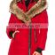 red fashion coats models fur underwear fox fur coat fur coat