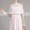 T-D066 Pink Stylish Thin Chiffon Short Party Ladies Dress