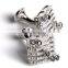 Beautiful metal cufflinks for women