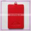 cheap colorful vertical double card PU leather id card holder