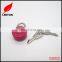 Factory supply red metal padlock for notebook