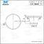 High-end Anti-ordor Round Brass Tile Insert Floor Drain for Bathroom