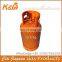 Gas Cylinder 12.5 kg 26.5 L with Brass Valve for Nigeria LPG Cooking