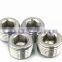 High quality 3/4'' inch pipe caps 304 inner hexagon Blocked head Stuffy head plug stainless steel pipe fittings manufacturers