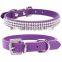 Bright Diamond Pet PU Collar Leash Training Dog Pulling Rope Pet Neck Chain Pet Supplies