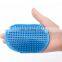 Comfortable Portable Rubber Pets Fur Removing Brush Soft Adjustable Cat Fur Remover Dog Grooming Comb Pet Cleaning Brush