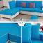 factory price colourful polyester sofa cover l shaped set elastic