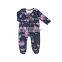 Toddler Ruffle Bodysuit Boho Romper Baby Footie Pajamas