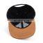 Classic two tone fitted cotton 5 panel snapback hat