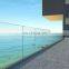 2019 Hot outdoor balcony stainless steel frameless tempered glass balustrade design