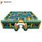 Outdoor interactive inflatable laser corn maze haunted for sale