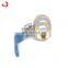 JD-4060 Nice quality control compression brass ball valve with gauge
