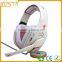 LED glowing top quality best stylish CE FCC gaming headsets with vibration functions