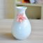 Modern Simple European Hand Made Small White Ceramic Flower Vase For Showroom Decor