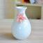 Modern Simple European Hand Made Small White Ceramic Flower Vase For Showroom Decor