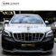 2018year- S class W222 S63/S65 body kit B700 upgrade to B900 front bumper front lip rear diffuser with exhaust tips
