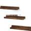 Set of 3 Wood Picture Ledge Shelf Rustic Floating wooden Shelves