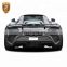 FA Style Twin Exhaust Tips Fender Flares Rear Front Bumper Wide Body Kits Suitable For McLaren MP4 12C