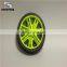 high quality silicon rubber car wheel model by vacuum casting