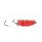 3g 28mm spoon lure trout  hard sequin fishing lure with single hook  for Fresh Water Bass Pike Fishing