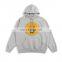 New Fashion Style custom embroidery logo sublimation 100% Cotton face pullover hoodie