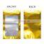 Resealable Mylar Ziplock Bags With Front Window/Smell Proof Bag Packaging Pouch Bag For Lip Gloss Eyelash Food Jewelry