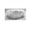 antique leaf metal trays