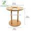 Tabletop hot sale bamboo 6 glass cup bamboo wine cup storage holder display rack