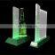 Desktop Acrylic Sign Holder With LED light for displaying menu