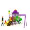 Kids large outdoor used commercial playground equipment slides for sale