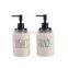 Wholesale soap dispenser ceramic bathroom accessory set lotion dispenser bathroom set