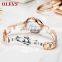 Olevs 5872 OEM small Wrist Quartz Watch for Women Diamond Analog Brand Design Watch Custom Logo