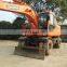 Дешевый б/у колесный экскаватор Doosan DH150lc-7/ DH140 продается