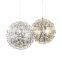 High Quality Modern Nordic Fireworks Decorative Pendants Chandelier Hanging Garden LED Spark Ball Light