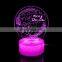 3D Illusion LED Night Light 7 Colors Changing for Kids Girls Boys Birthday Christmas Gifts Bedroom Decor