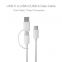 2 in 1 Type C to Type C and USB-A cable 100W fast charging 5A USB-C data cable for Macbook pro