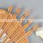 Customizable Eco-friendly Biodegradable Round Bamboo Chopsticks Reusable Natural Wooden Chopsticks