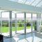 Foshan China  Aluminum Anti-Pinch Folding Door with Clear Double Glass for Interior Decoration