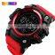 SKMEI 1384 Waterproof Electronic Men's Wristwatches Military Rubber countdown
