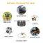 7/9/18PCS Camping Cookware Mess Kit Camping Cooking Set Aluminum Pots and Pans Set with Tableware for Outdoor Backpacking Hiking